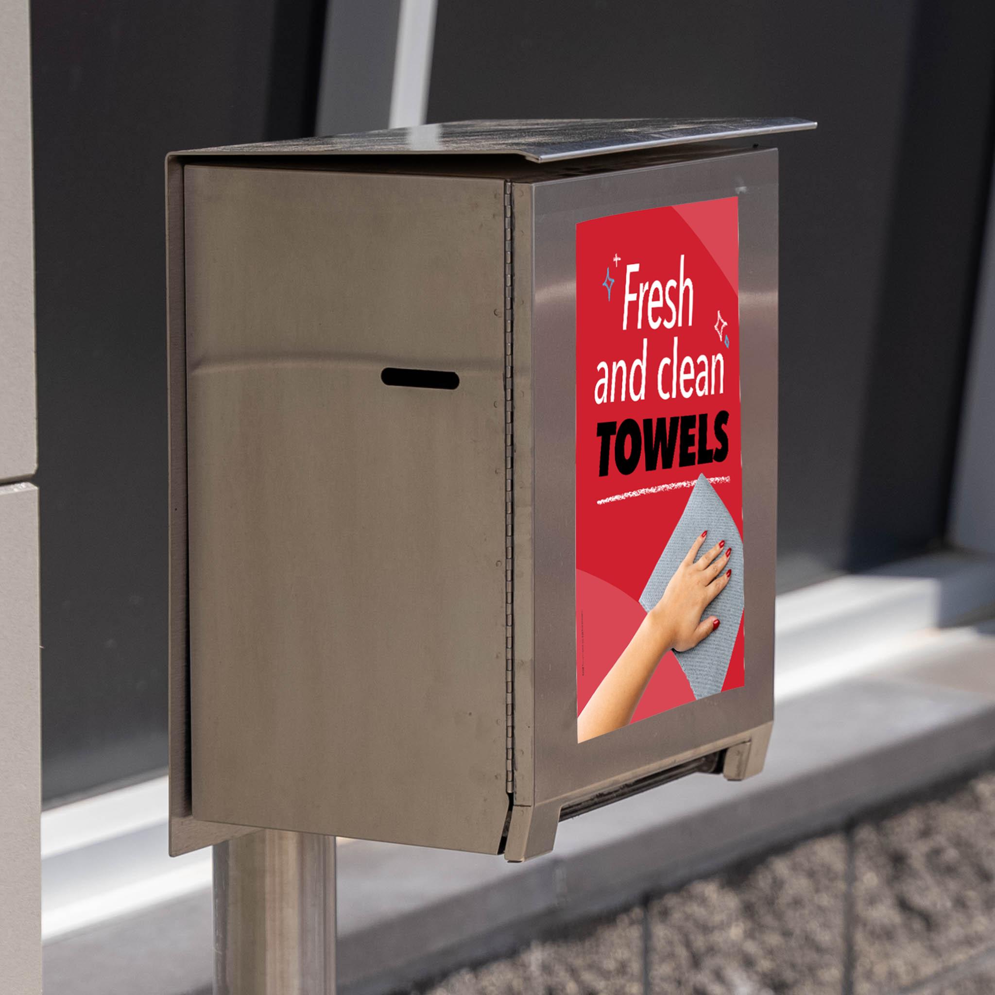 Paper Towel Dispenser (Stainless Steel) - 4 Versatile Mounting Options